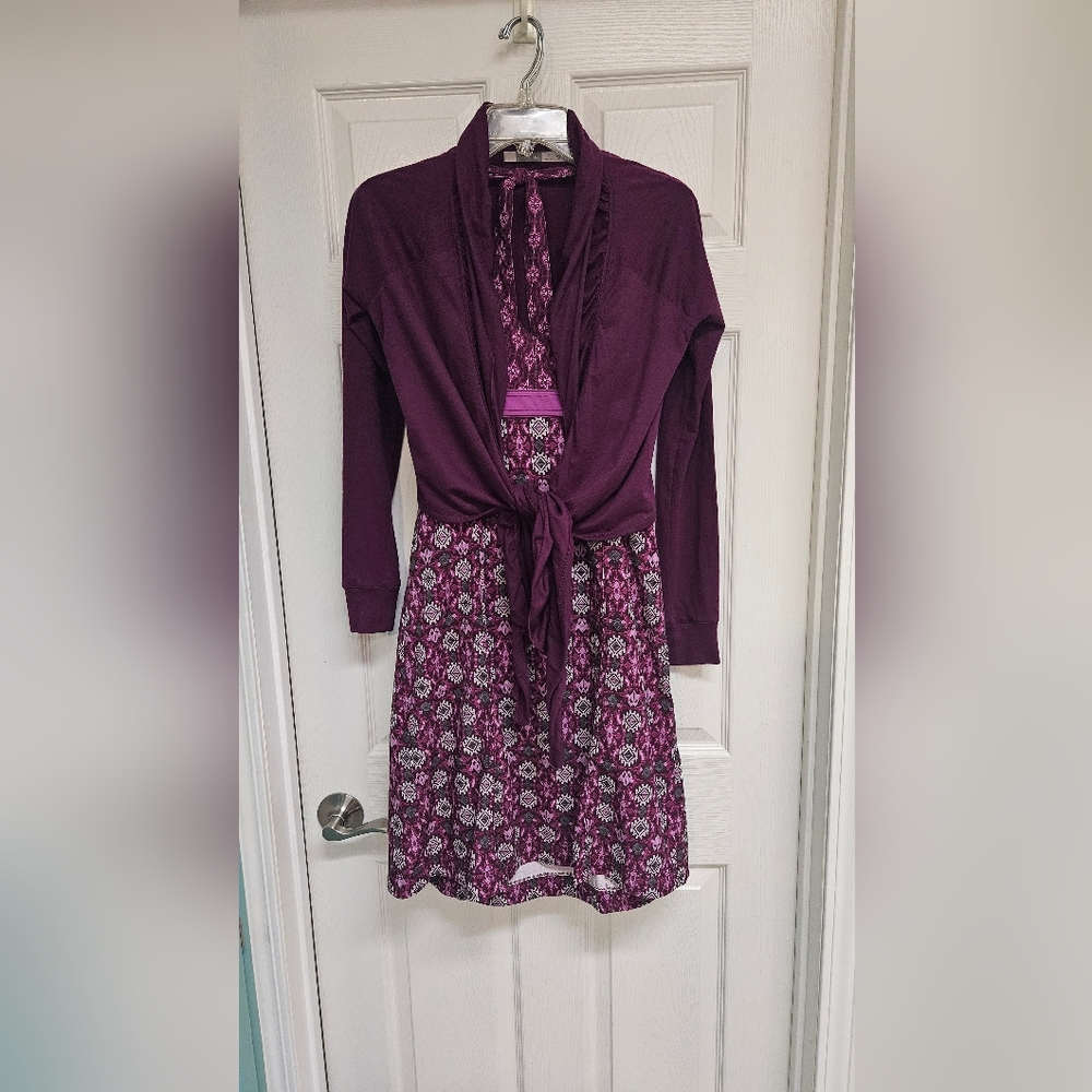 Athleta Ruffled Knit Open Front Cardigan - Picture 5 of 9